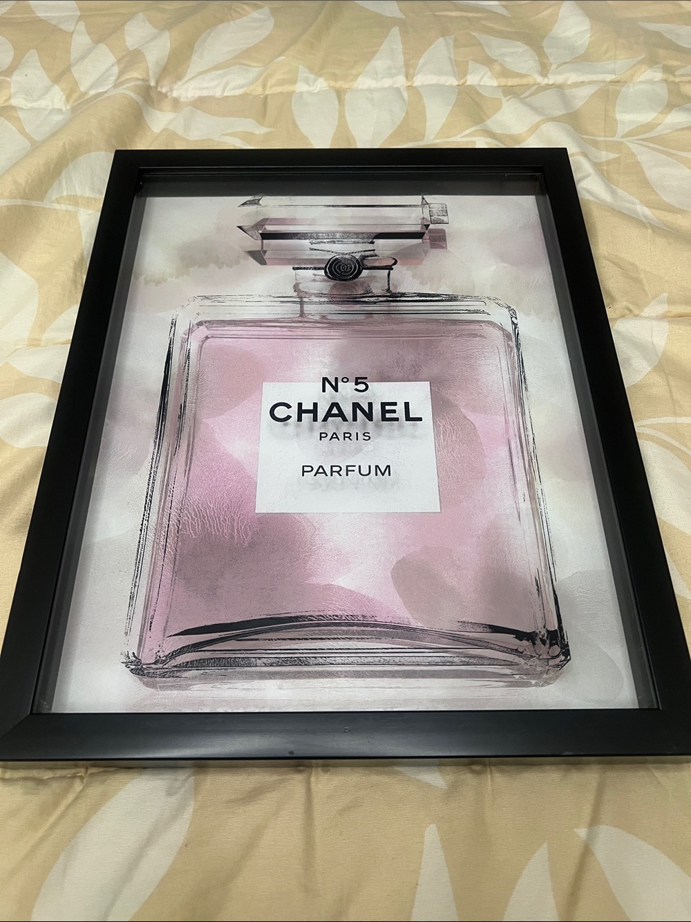 Chanel N°5 Pink Parfum Bottle Wall Art - Women Bath & Body